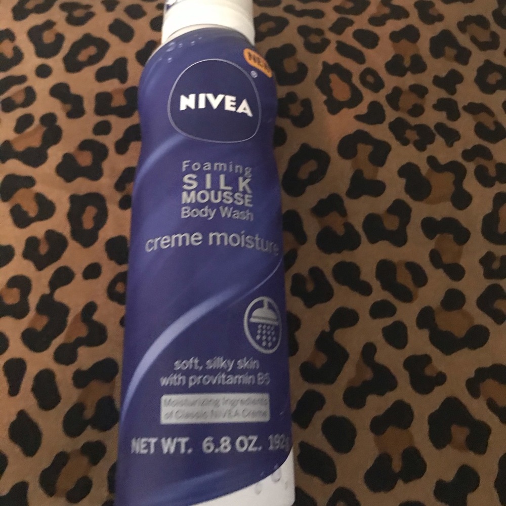 Nivea foam body wash